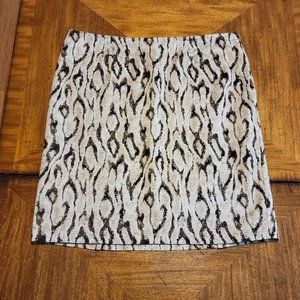 Apt. 9 Brown Snakeskin Skirt